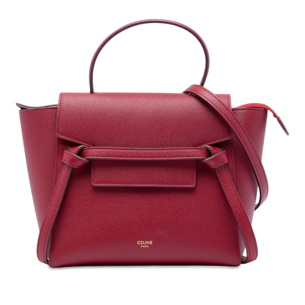 Pre-Loved Celine Nano Grained Calfskin Belt Bag